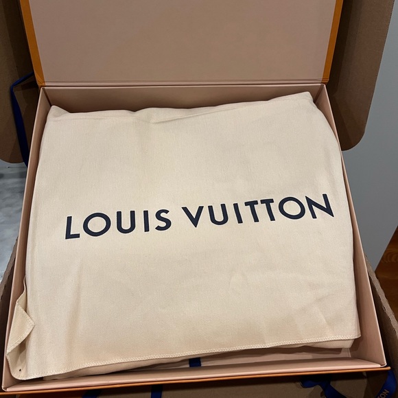 100% Authentic Louis Vuitton Damier Azur Neverfull MM w/ Rose Ballerine NWT - Picture 4 of 16